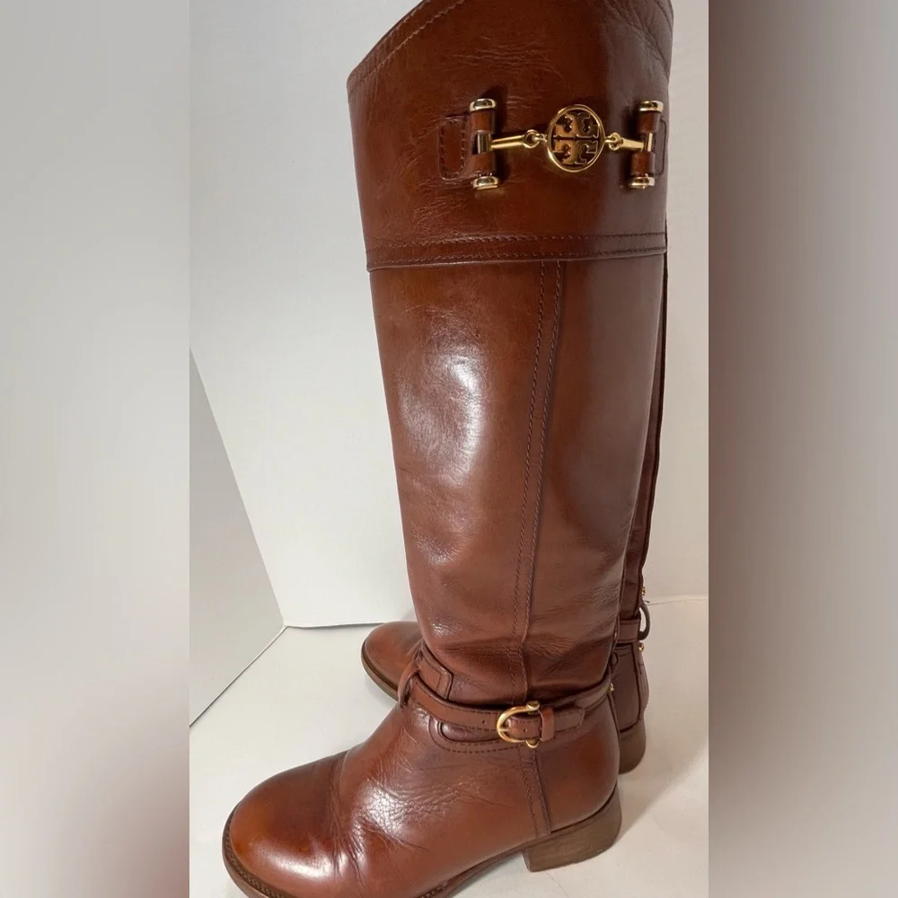 TORY BURCH Women’s Calista Knee High Riding Boots Size 6M - Picture 8 of 16